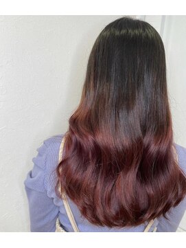 ヘアスタジオ マテリアル(hair studio Material) カシスピンク