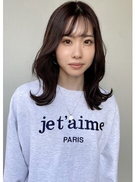 ヴィンス(vince) カシスブラウン/2wayバング/くびれヘア