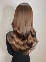 ジーナ 北千住(Zina)&nbsp;髪質改善＊大人かわいい巻き髪ロング＊ブラウン【Zina北千住】