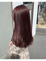 アンセム(anthe M) ツヤ髪ピンクベージュケ韓国前髪カット髪質改善トリートメント