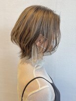 #.エクステでイヤリングカラー