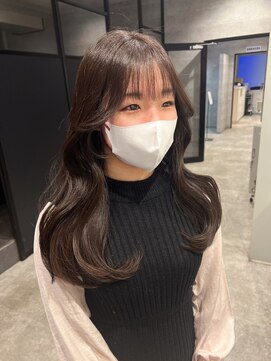 アンダーバーホワイト(_WHITE) 大人気!大人可愛い20代30代40代小顔韓国風ヨシンモリくびれヘア