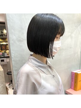 ロンドポレール 北千住(Lond polaire) ぱつっとボブ×地毛風縮毛矯正