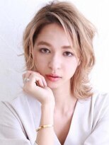 アース 川崎店(HAIR&MAKE EARTH)&nbsp;ハイトーンカラーのウルフスタイル_髪質改善_