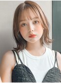 外ハネボブエアリーロング愛され艶感こなれミディモテ髪美髪