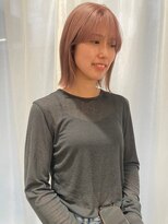 イノセントヘア(innocent.hair) ニュアンアンスカラーハイトーンカラーミルクティーピンク