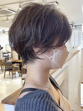 ネイロ 錦糸町(NeiRo) ★前下がりハンサムショートボブパーマ30代40代50代白髪ぼかし