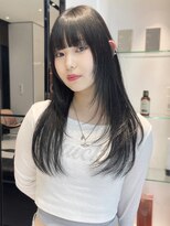 キーン 吉祥寺店(keen)&nbsp;《カネコ》レイヤーカット×艶感ブラック