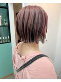 【cuzKLUB】ボブ×コントラストピンク＊池袋
