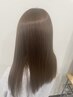 【ダメージ最小限】カット＋縮毛矯正＋リタッチカラー2STEPトリートメント