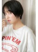 ツヤ感黒髪ナチュラルマッシュショートTb10大宮20代30代40代