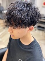 ステラ(STELLA) 波巻きパーマ ニュアンスパーマ メンズパーマ 黒髪