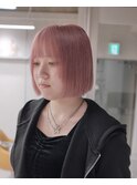 ペールピンク/ハイトーンボブ/ピンク/ピンクベージュ
