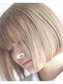 トンネルヘアー(Tunnel hair) 王道可愛いハイトーンボブ☆