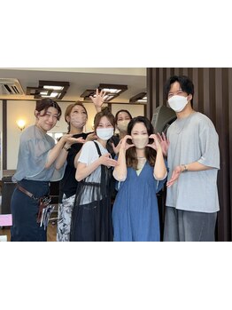 女性だから「可愛い」「なりたい」に共感できる！話しやすいスタイリストと楽しい時間をお過ごしください★