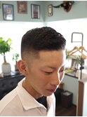 震災刈りアイロンパーマ