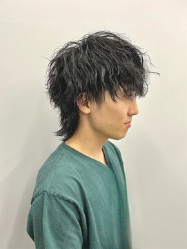 セプト 博多(SEPT.) ウルフカット 波巻きスパイラルパーマ ツイストスパイラル