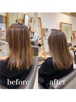 ステラバイケンジ 藤沢(STELLA by KENJE)&nbsp;白髪ぼかし細めハイライト30代40代50代ブルーグレージュ