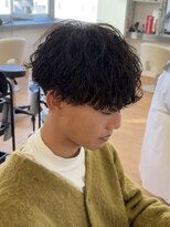 ビカム 名駅(become) 【緩め波巻きマッシュ】スパイラル刈り上げ名古屋センターパート