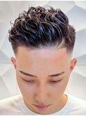 ビジネスパーマ/スキンフェード/バーバースタイル/メンズパーマ