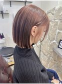 ミルクティーベージュダブルカラーインナーカラーケアブリーチ