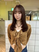 ラヴィズム(LUVISM)&nbsp;顔周りレイヤー/ダブルカラー/髪質改善ケアブリーチ万代新潟駅◆