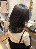 ミディアム×レイヤーカット
