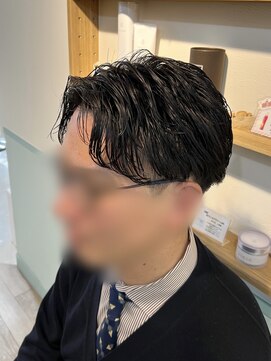 ルアナ ヘア アンド トリートメント(Luana) メンズ/フェザーパーマ/毛流れ/(Luana難波NOA)