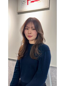 アフィナー 新宿(Afinar) ブリーチハイライト髪質改善ダブルカラーレイヤーカット/新宿駅