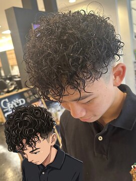 オム グランド(HOMME GRAND) バロックパーマ　藤田翔吾