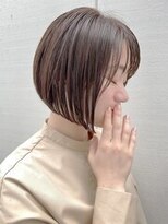 ルーファス 下北沢(Ruufus) 前下がりボブ/30代40代/ツヤ髪