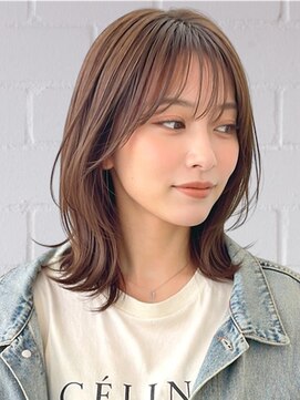 ウィールール 栄町店(WE RULE) レイヤーショートボブ小顔外ハネスタイルグレージュ