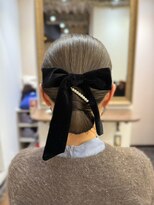 美容堂&nbsp;ビックリボン　シニオンヘア