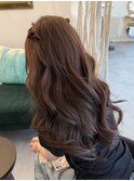 ブリーチなしココアグレージュ