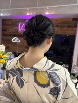 バイブス バイ ケンジ(vibes by KENJE)&nbsp;浴衣ヘアアレンジ