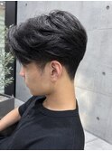 毛流れセンターパート