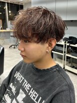 ミーク(meak)&nbsp;ナチュラルブラウン波巻きパーママッシュ