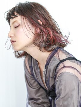 テトヘアー(teto hair) MEDIUM［インナーデザインカラー・エアリー・外ハネ］