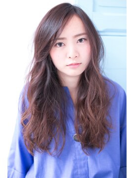 ヘアーアンドファッションシオミエイチ (hair＆fashion shiomi H) 【shiomi H】カジュアルロングな柔かウェーブ
