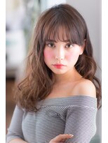 ヘアーアートシフォン 池袋西口店(Hair art chiffon)&nbsp;ブルージュのアシメで似合わせカットヴェールウェーブ 池袋