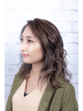 ヘアーメイク ダンス(hair make DANCE) #バレイヤージュ  #edol アッシュグレージュ