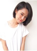 小顔に見せるヘア／ボブスタイル