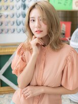 カバーヘア イヴ 戸頭店(COVER HAIR EVE)&nbsp;センターパート外国人風小顔抜け感ハイライトa戸頭10代20代30代