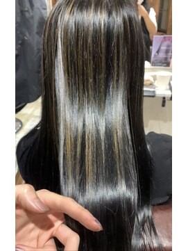 ティアラ 桜木町(TIARA) 髪質改善ストレート　シークレットハイライト