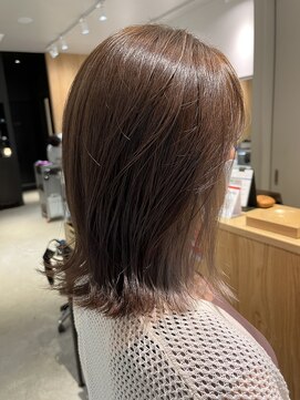 トリート 海浜幕張店(TREAT) イヤリングカラー×ホワイトグレージュ