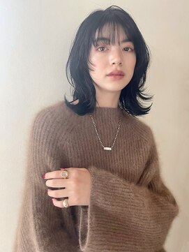 カナン 銀座(CANAAN) プチウルフ 暗髪透明感カラー