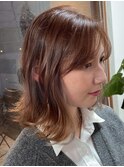 外ハネ インナーシルバー