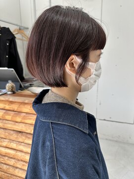 サティ(sati) 春カラー×伸ばしかけ丸みボブ