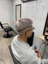 ヘアスタジオワン 藤沢店(HAIR STUDIO ONE) シルバーベージュフェード