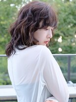 ラレイ ハラジュク(Lalei harajuku)&nbsp;【ささき】ミディアムウルフ/スパイラルパーマ